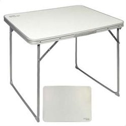 MESA DE CAMPING PLEGABLE BLANCA AKTIVE 80X60X70 CM