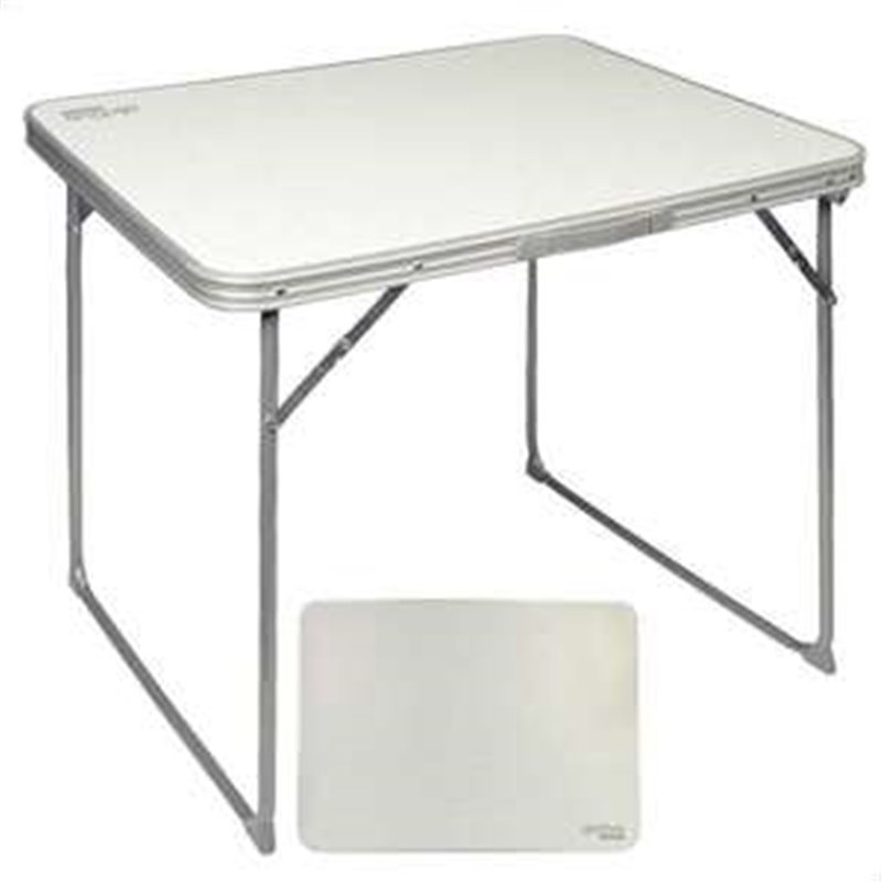 MESA DE CAMPING PLEGABLE BLANCA AKTIVE 80X60X70 CM