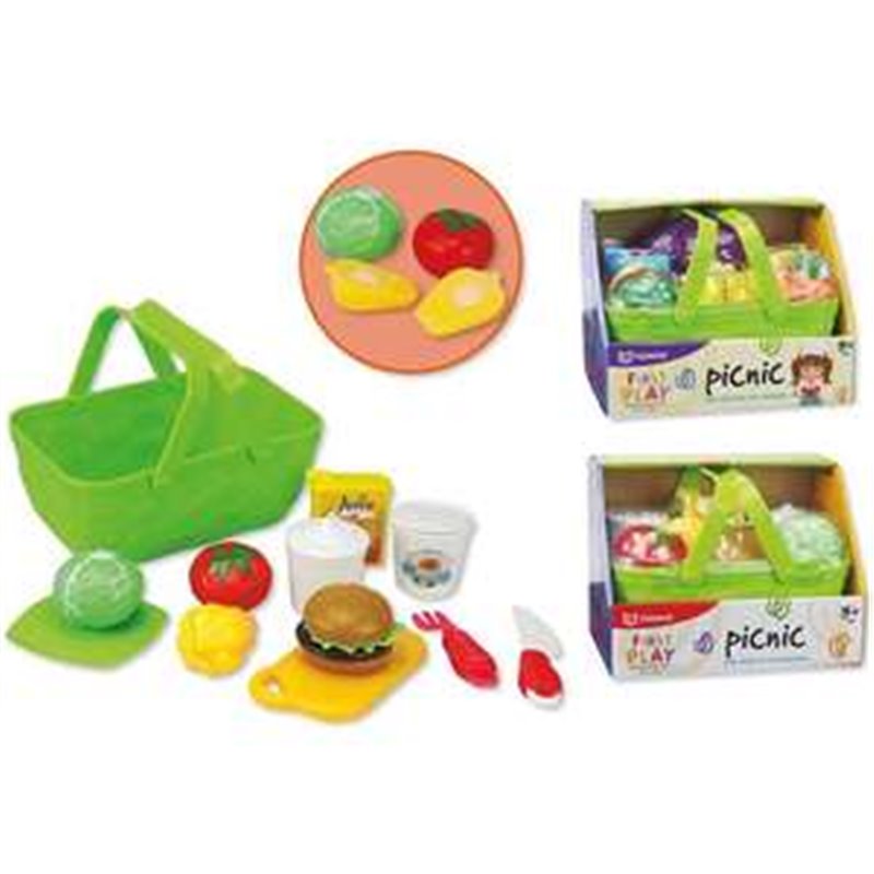 CESTA FRUTAS Y VERDURAS CON VELCRO 16X18CM - MODELOS SURTIDOS