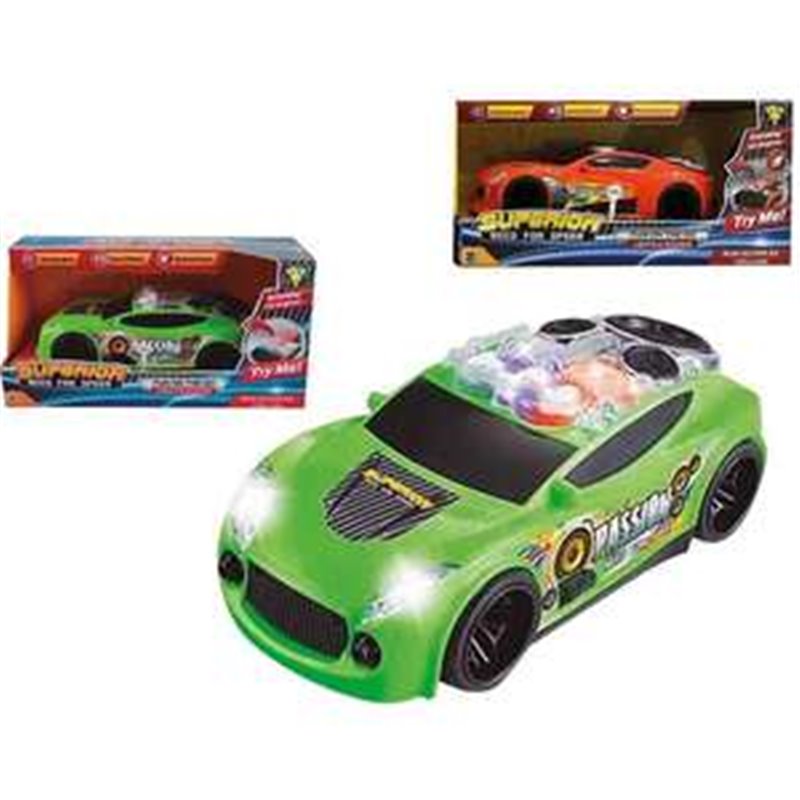 COCHE PASSION CON LUCES Y SONIDOS, COLORES SDOS, 33CM