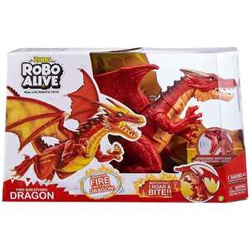 FIGURA DRAGÓN ROBO ALIVE CON SONIDOS - MODELOS SURTIDOS