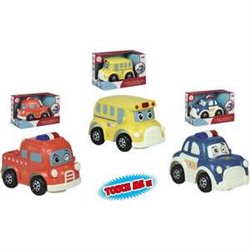 COCHE INFANTIL, POLICÍA, BOMBERO Y AUTOBÚS CON SONIDOS, 22X11X14CM - MODELOS SURTIDOS