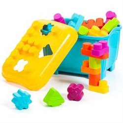 CAJA DE BLOQUES Y PUZZLES DUROS (15 PCS)