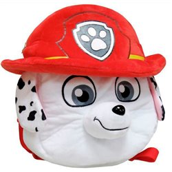 Mochila peluche Patrulla Canina Marshall 30cm