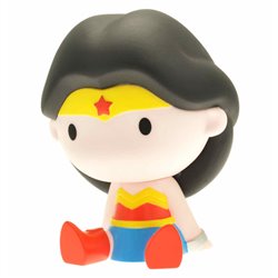 Figura hucha Wonder Woman Chibi La Liga de la Justicia DC Comics 15cm