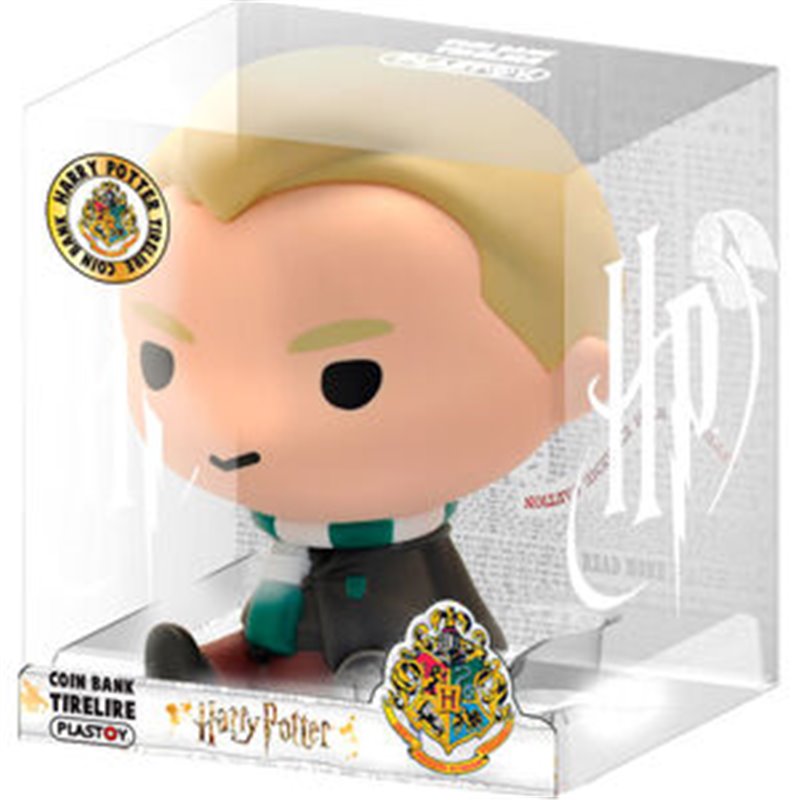 FIGURA HUCHA CHIBI DRACO MALFOY HARRY POTTER 16CM