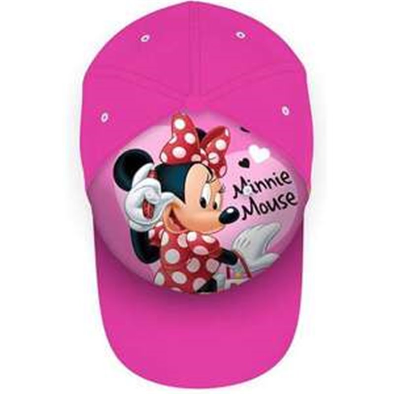 GORRA MINNIE BASICA 3 MOD. SDOS. (LOTE 9 PIEZAS)