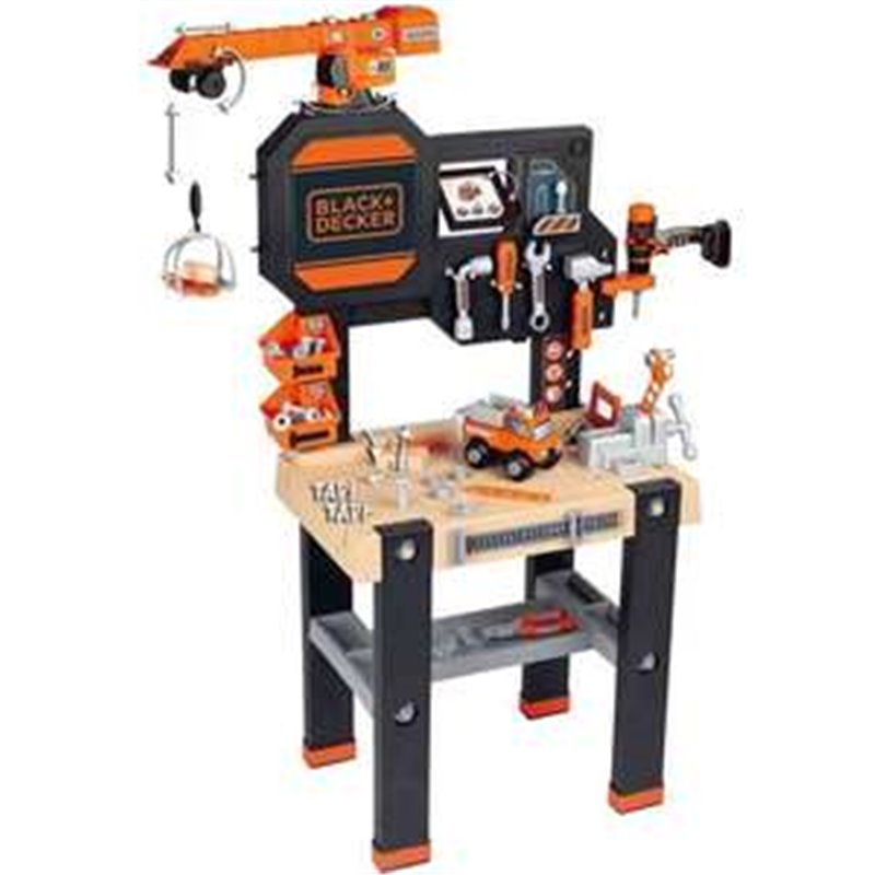 BANCO DE TRABAJO BLACK&DECKER BUILDER. DEDICADO A LA CONSTRUCCIÓN. CON 94 ACCESORIOS 117X82X34 CM