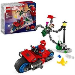 PERSECUCION EN MOTO:SPIDER-MAN LEGO