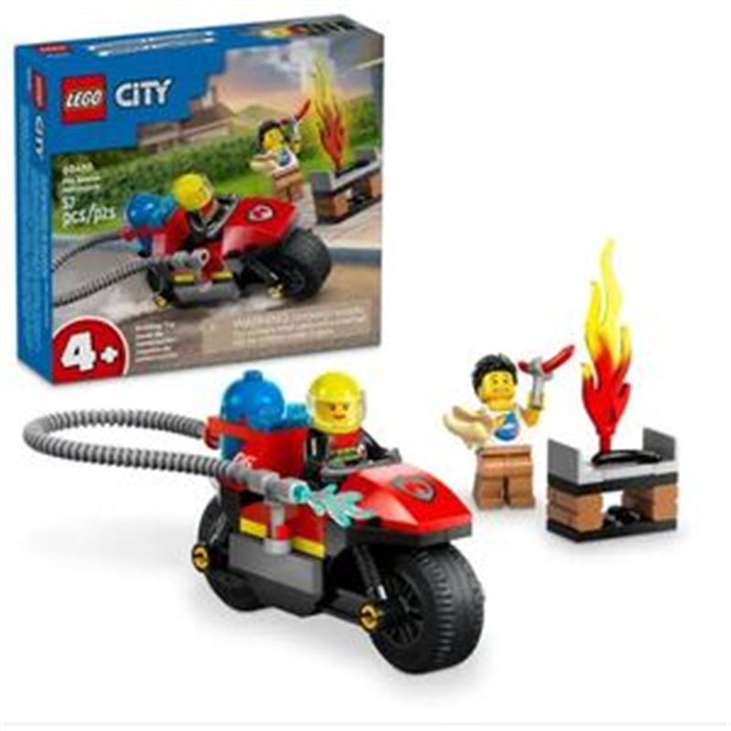 MOTO DE RESCATE BOMBEROS LEGO CITY