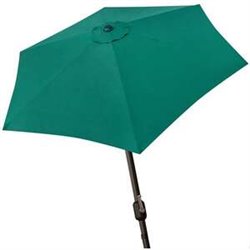 PARASOL 300 CM CON CHIMENEA Y MÁSTIL DE ALUMINIO 4,8 CM COLOR VERDE