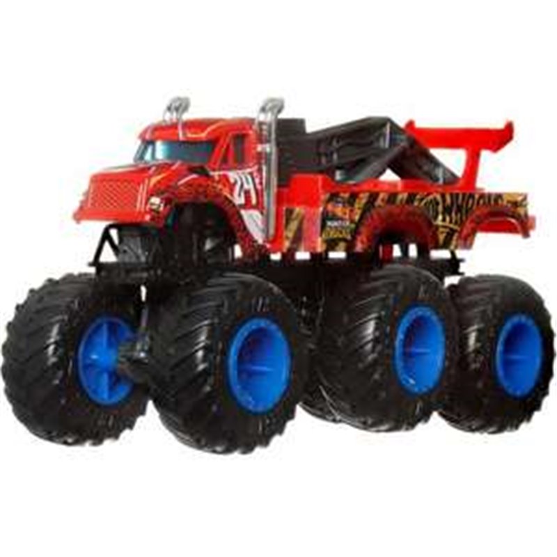 COCHE HOT WHEELS MONSTER TRUCKS BIG RIGS. ESCALA 1:64 CON 6 RUEDAS. - MODELOS SURTIDOS