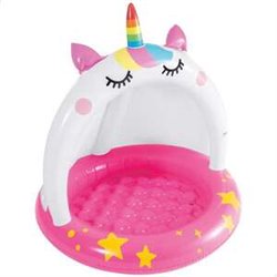 PISCINA HINCHABLE GATICORNIO 102X102 CM (1-3 AÑOS)