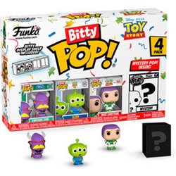 BLISTER 4 FIGURAS BITTY POP DISNEY TOY STORY ZURG