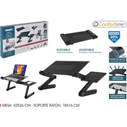 MESA PLEG.ORDENADOR PORTATIL C/ALMO CONFORTIME