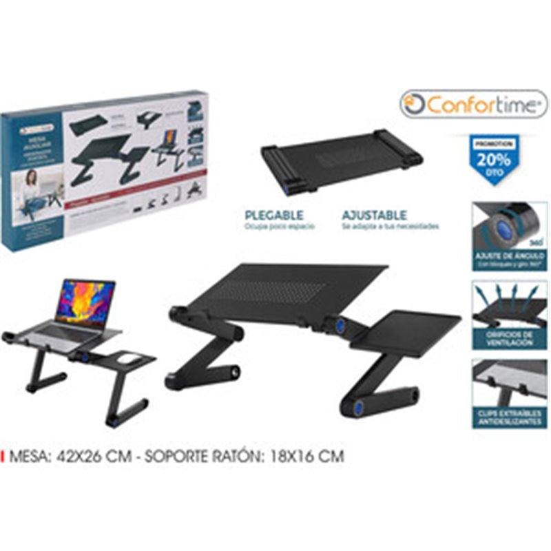 MESA PLEG.ORDENADOR PORTATIL C/ALMO CONFORTIME