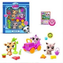 PACK FIGURAS DE JUEGOS SAFARI LITTLEST PET SHOP 17,8X20,32X6,35 CM