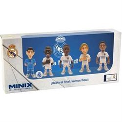 PACK MINIX CON 5 FIGURAS REAL MADRID C.F 7 CM