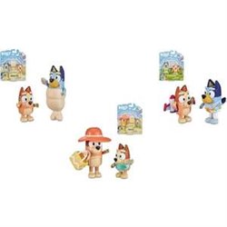 FIGURA BLUEY PACK 2 FIGURAS 6 CM CON ACCESORIO - MODELOS SURTIDOS