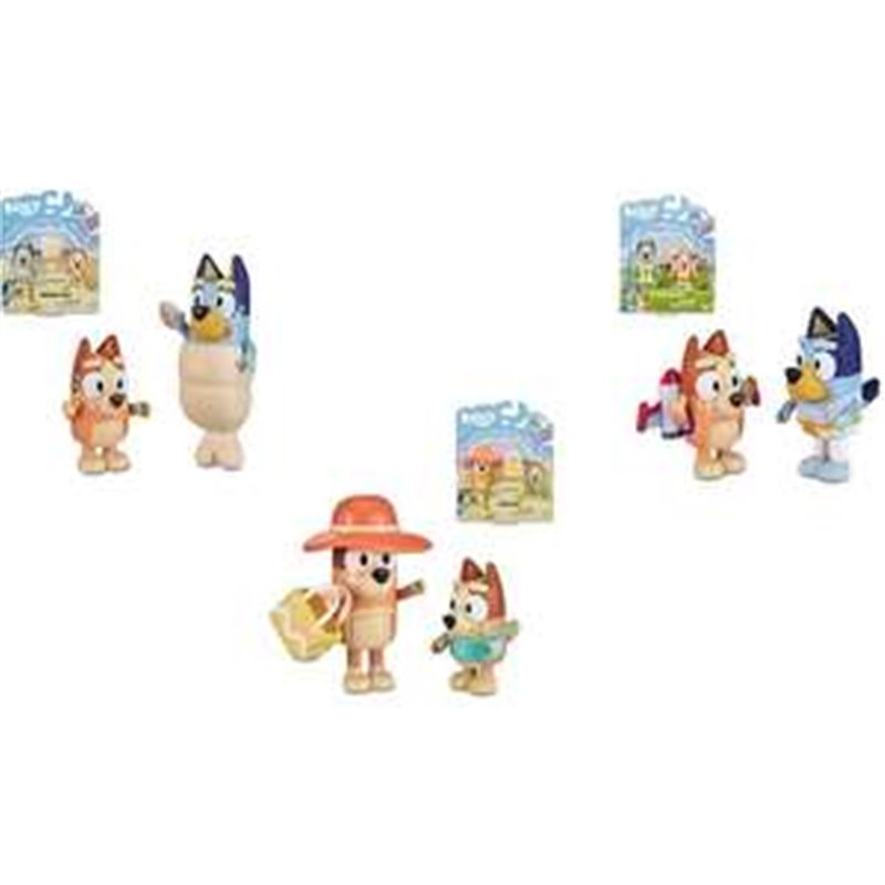 FIGURA BLUEY PACK 2 FIGURAS 6 CM CON ACCESORIO - MODELOS SURTIDOS