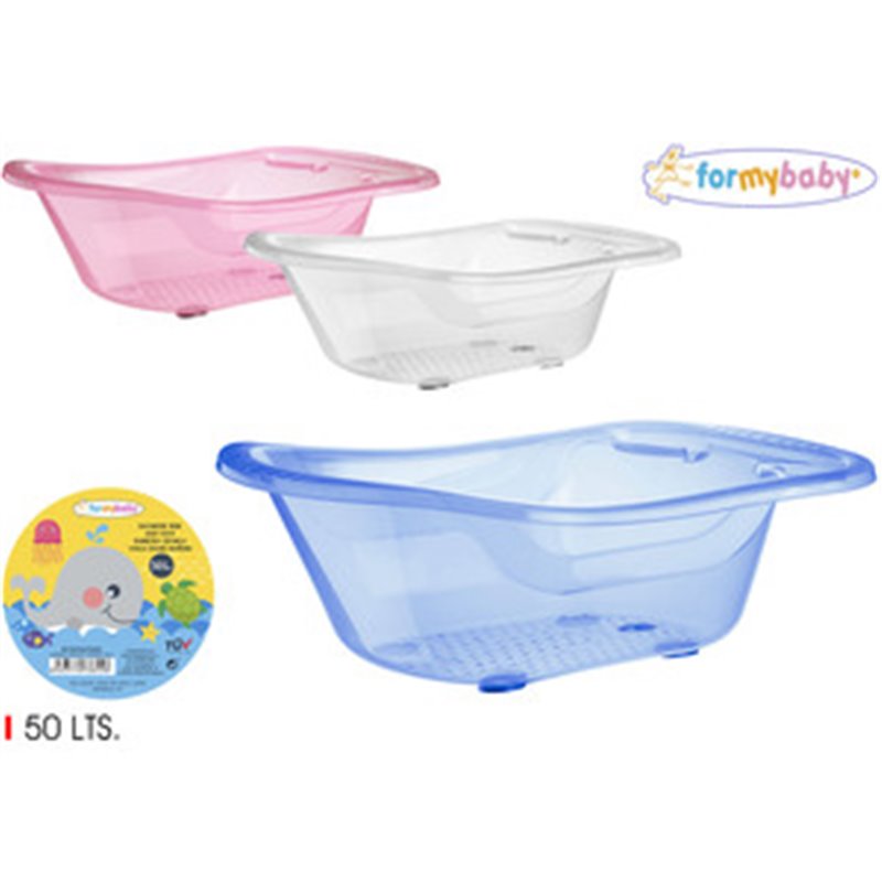 BAÑERA INFANTIL TRANSPARENTE 50LT. FORMYBABY