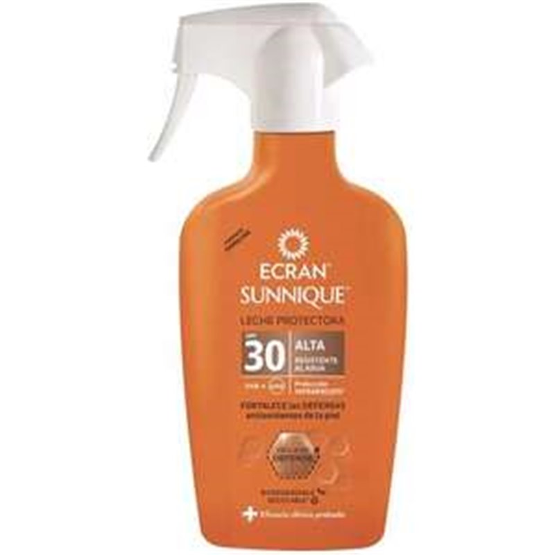 LECHE PROTECTORA SUNNIQUE PISTOLA F30 300ML ECRAN