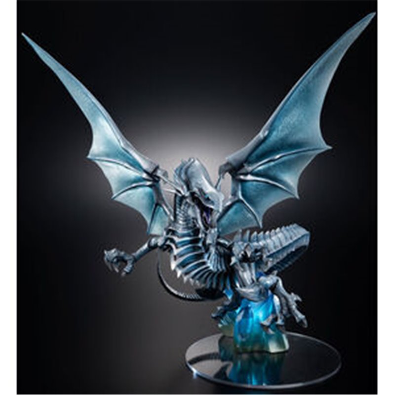 FIGURA BLUE EYES WHITE DRAGON DUEL MONSTERS ART WORKS HOLOGRAPHIC EDITION YU-GI-OH! 28CM