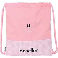 BENETTON VICHY GYMBAG SACO-MOCHILA 35X40