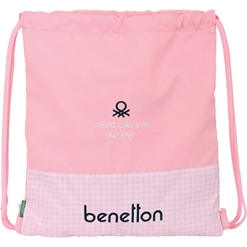 BENETTON VICHY GYMBAG SACO-MOCHILA 35X40