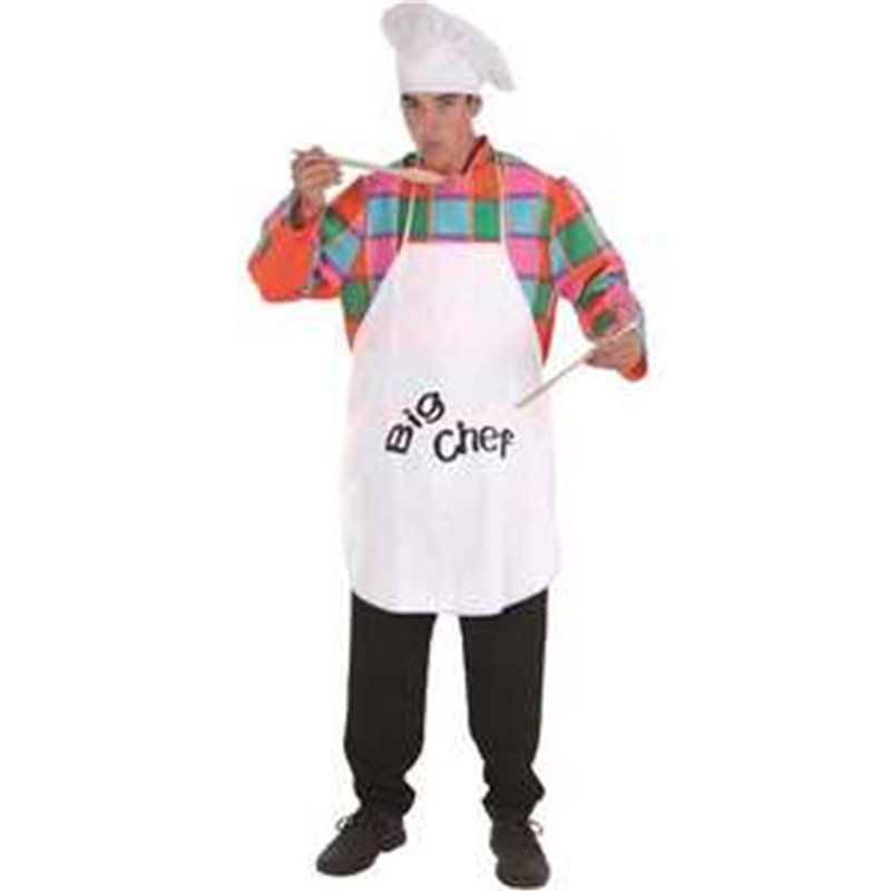 DISFRAZ ADULTO COCINERO CHEF TALLA L