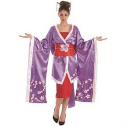 DISFRAZ ADULTO GEISHA FLORES TALLA L