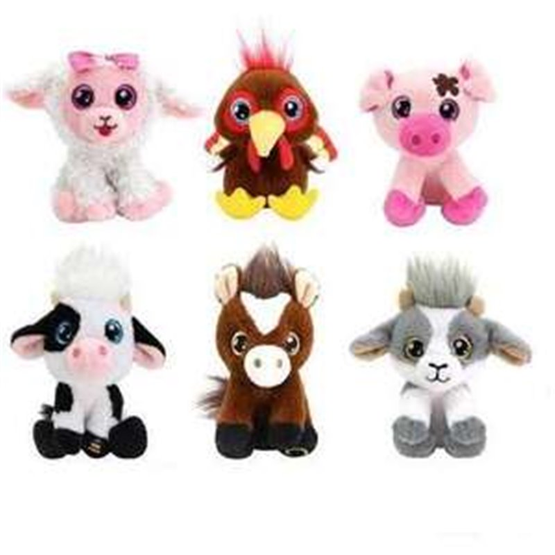 PELUCHE CUTEKINS ANIMALES GRANJA CON SONIDOS - MODELOS SURTIDOS