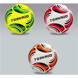 BALÓN FÚTBOL PLAYA TORNADO 230MM, TACTO SUAVE, 3 COLORES SDOS. - MODELOS SURTIDOS