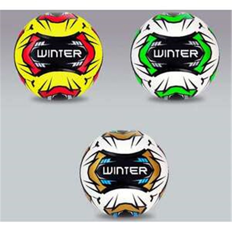 BALÓN FÚTBOL PLAYA WINTER, 230MM, TACTO SUAVE, 3 COLORES SDOS. - MODELOS SURTIDOS