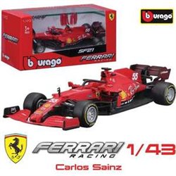 COCHE FERRARI F1 CARLOS SAINZ ESCALA 1:43 BURAGO