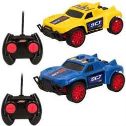 COCHES RADIO CONTROL RALLY CARS EN PACK DE 2 ESCALA 1:24 15 CM