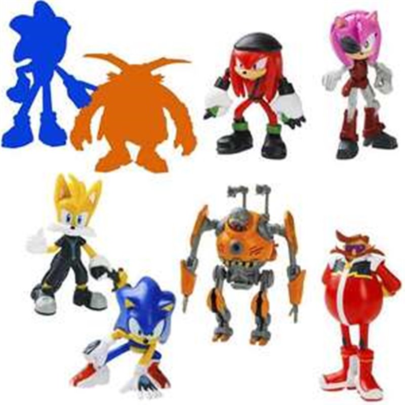 FIGURA SONIC PACK DE 8 FIGURAS COLECCIONABLES. 6,5 CM - MODELOS SURTIDOS