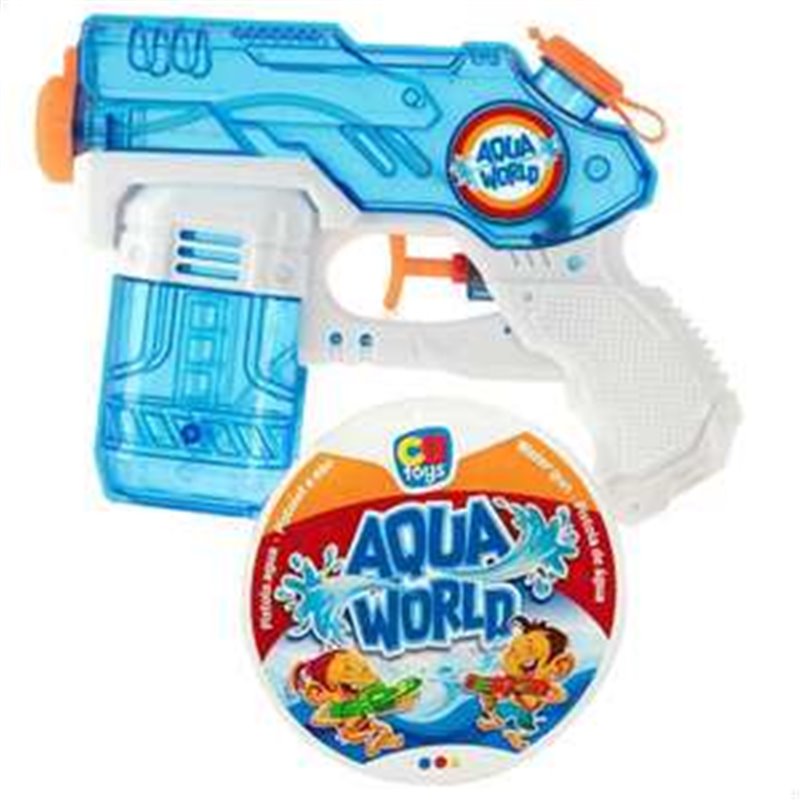 PISTOLA DE AGUA AQUA WORLD 19 CM - MODELOS SURTIDOS