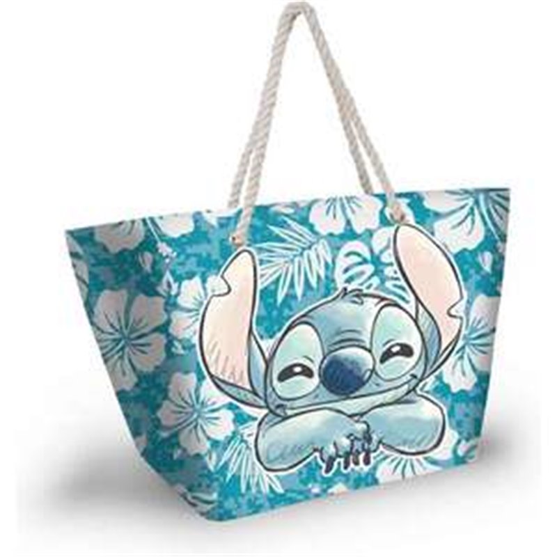 BOLSO PLAYA LILO Y STITCH SOLEIL ALOHA 37X52X17CM