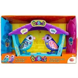 PAJARITOS DIGIBIRDS PACK DE 2 EXCLUSIVOS Y SU CASITA. 50 MELODIAS.