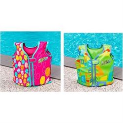 CHALECO NATACION AQUASTAR SWIM SAFE TALLA M/L MOD SDOS. 19 A 30 KG - MODELOS SURTIDOS