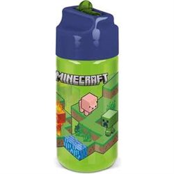 BOTELLA PLÁSTICO MINECRAFT 430 ML.