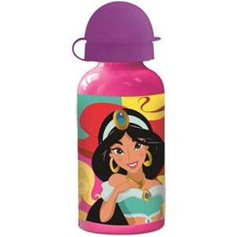 BOTELLA DE ALUMINIO PRINCESAS BRIGHT & BOLD 400 ML.