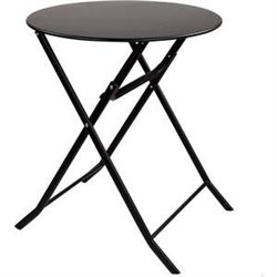 MESA REDONDA PLEGABLE DE METAL AKTIVE 60X70 CM