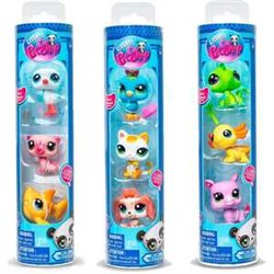 PACK DE 3 FIGURAS MASCOTAS LITTLEST PET SHOP 6,35X25,4X6,35 CM - MODELOS SURTIDOS