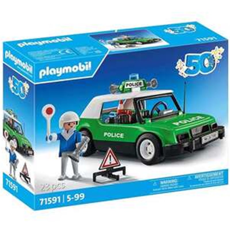 COCHE POLICÍA CLÁSICO PLAYMOBIL