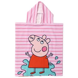 Poncho toalla Peppa Pig microfibra