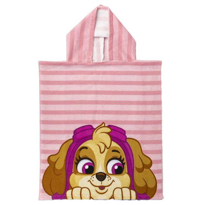 Poncho toalla Patrulla Canina Paw Patrol microfibra