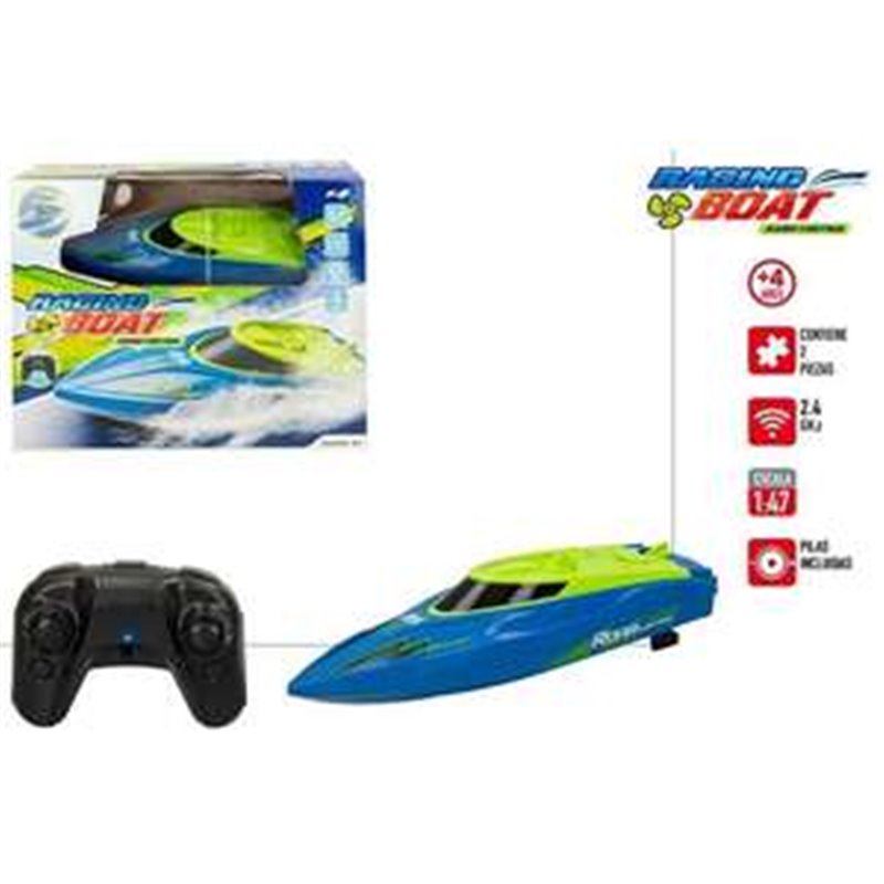 LANCHA RAPIDA RADIO CONTROL RACING BOAT-RC 2.4G ESCALA 1:47