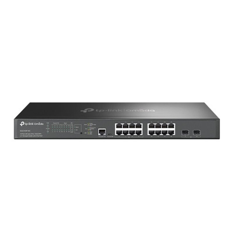 TP-Link Omada SG3218XP-M2 switch Gestionado L2+ 2.5G Ethernet (100/1000/2500) Energía sobre Ethernet (PoE) 1U Negro